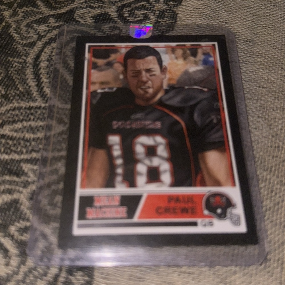 Adam Sandler “Mean Machine a.k.a. Paul Crew sealed card with autograph